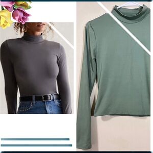SWS Contour Olive Green Top Size M